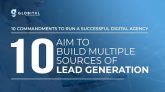 Build Multiple Sources Of Lead Generation